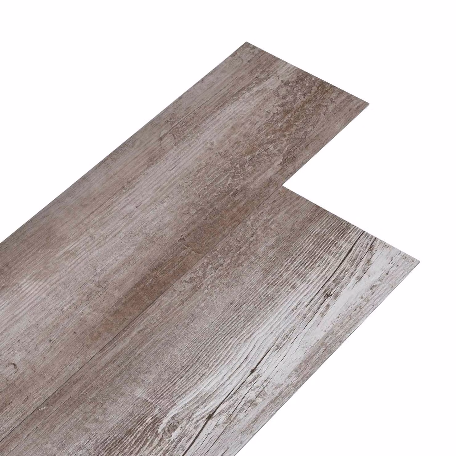 Plance per pavimenti autoadesive in PVC vidaXL effetto legno marrone opaco