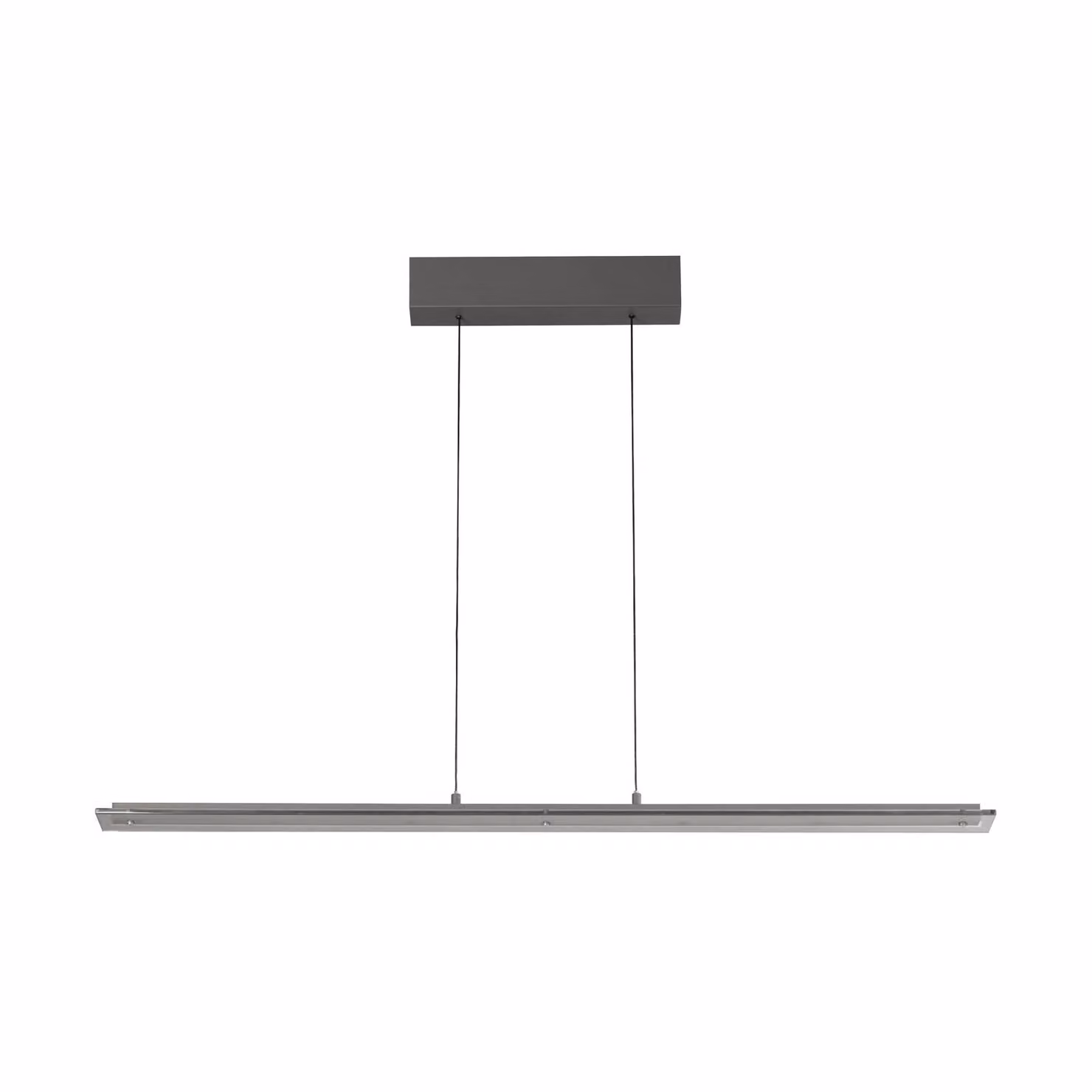 FISCHER & HONSEL Lampada a sospensione Torvi, dimmerabile, Alluminio / Grigio / Zincato, Soggiorno / Sala da pranzo, Metallo, Moderno, Lampada a sospensione