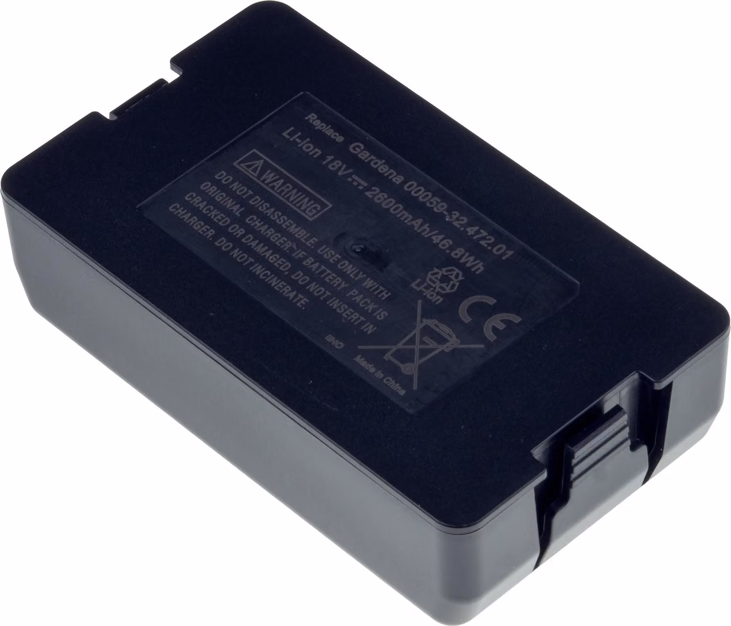 Batterie T6 Power pour Gardena Sileno Minimo 250, Li-Ion, 18 V, 2600 mAh (46,8 Wh), noir