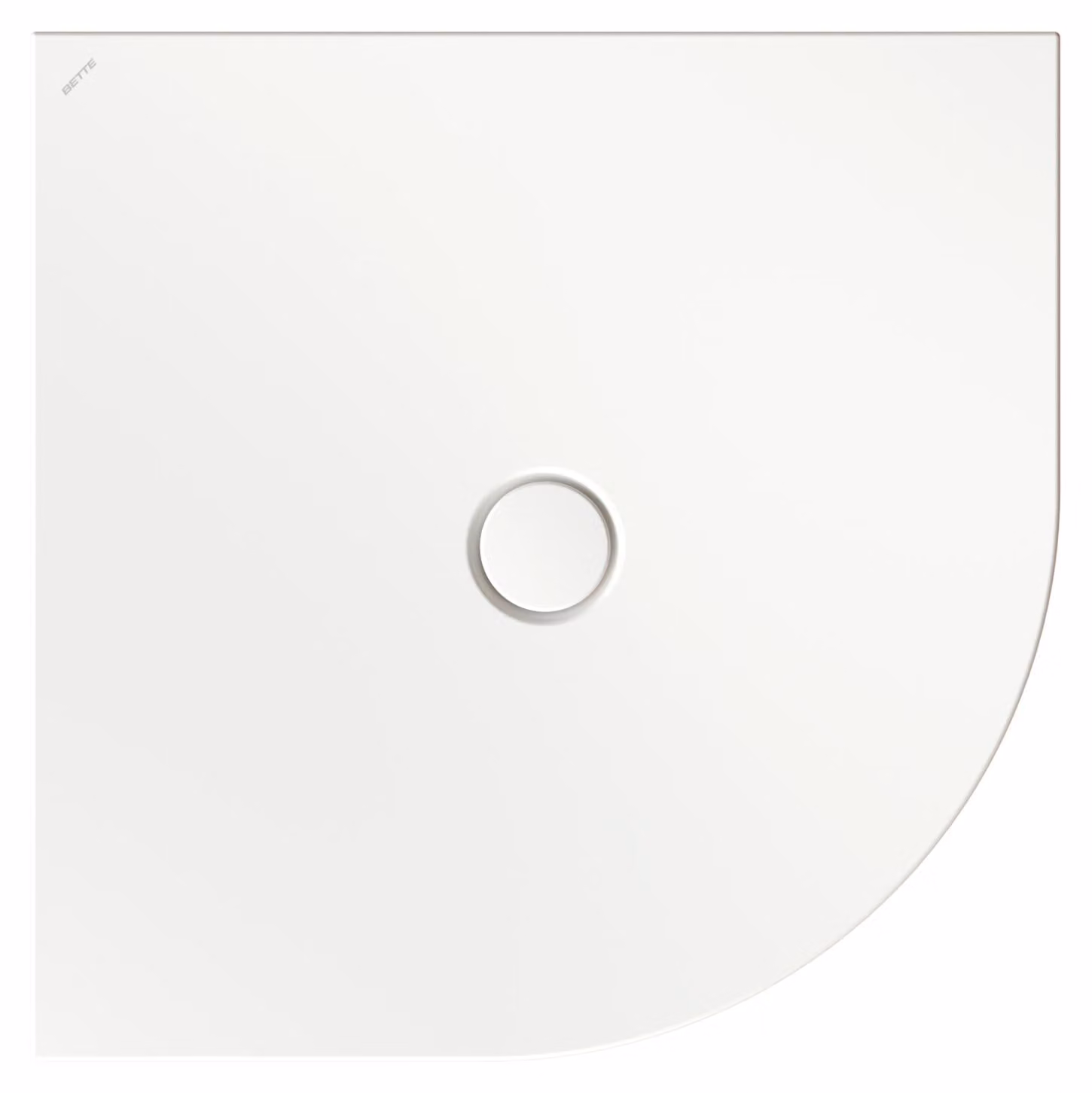 BetteFloor Corner receveurs de douche quart de cercle avec BetteGlasur Plus, 900x900mm, 5421-440PLUS, 5421-440PLUS
