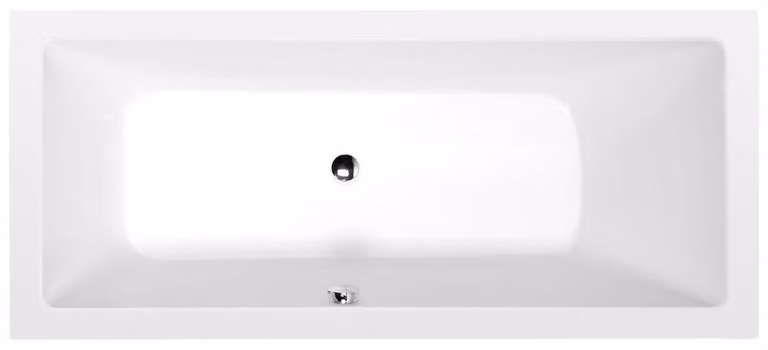 Vasche da bagno Polysan - Vasca rettangolare MIMOA, 1700x750x390 mm, bianco 71709