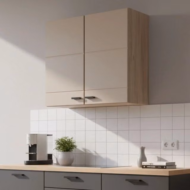 Dispensa da cucina Volvera DMORA con un ripiano, beige, L 60 cm x P 30 cm x H 57 cm