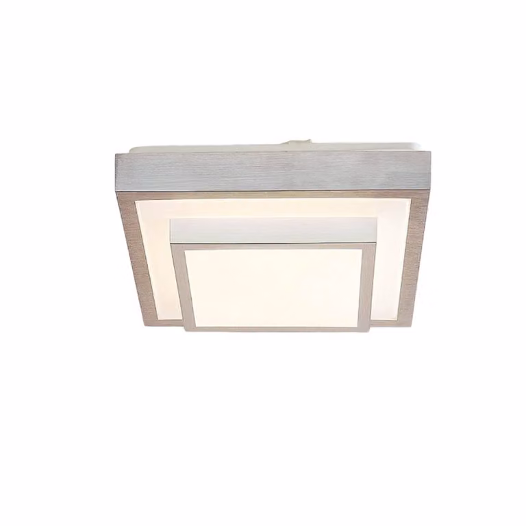 Lindby Plafoniera LED Mirco, 32 cm, angolare, alluminio