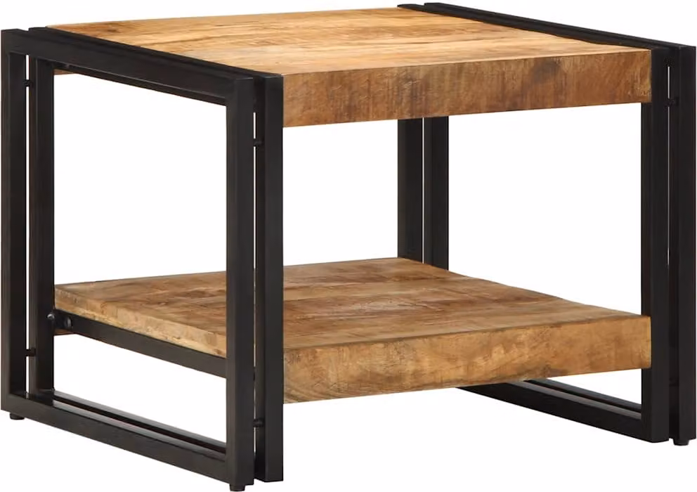 Maison Exclusive - Tavolino 50x50x38 cm, legno massello di mango grezzo