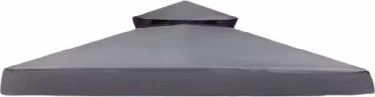 Tetto per tenda da festa - Grigio - 3x3m - Tetto di ricambio per tenda - Padiglione - Impermeabile