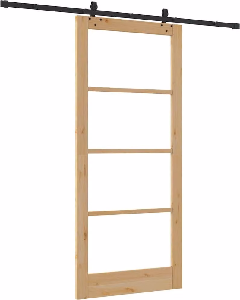 Porta scorrevole Naturale 93 x 211 cm