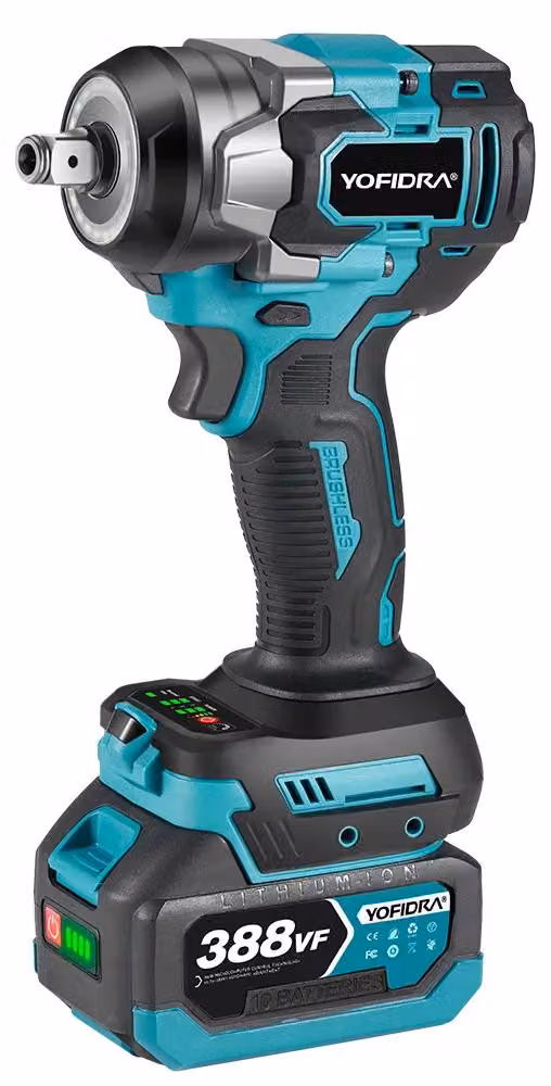Avvitatore a percussione/avvitatore a batteria, brushless, 18V - Coppia di 1200 Nm, 6800 giri/min, 7200 impatti al minuto, set con 2 batterie - 2 batterie