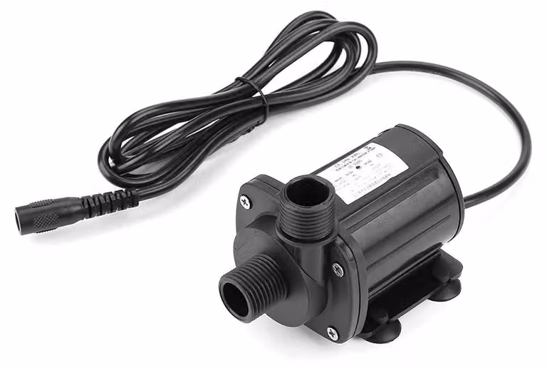Pompa sommergibile senza spazzole, 24V, portata 2000 L/h, altezza di sollevamento 5 metri