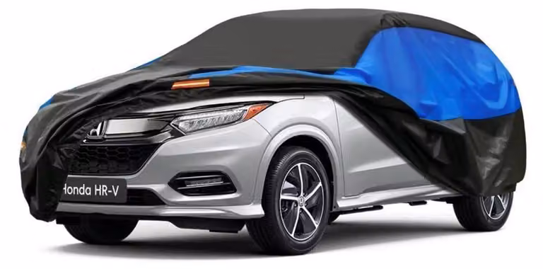 Copertura impermeabile e traspirante per auto, compatibile con Honda HR-V (2015-2024), disponibile nei colori nero e blu