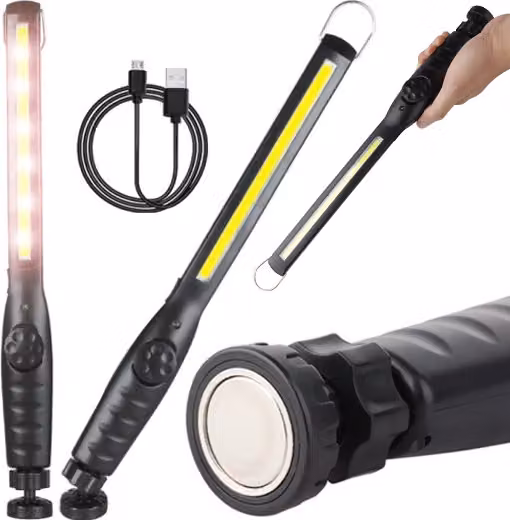 Lampada da officina LED Torcia elettrica LED Lampada da lavoro 1800mAh Batteria Lampada di ispezione Lampada a mano da officina Lampada a mano da officina Retoo
