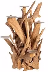 Candelabro in legno IZARA Bizzotto colore marrone, Altezza: 70 cm