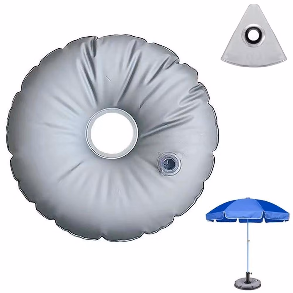 Sacco zavorra per ombrellone - Sacco da 10 litri - Riempibile con acqua o sabbia - Adatto per supporti per ombrelloni e gazebo - 45 cm