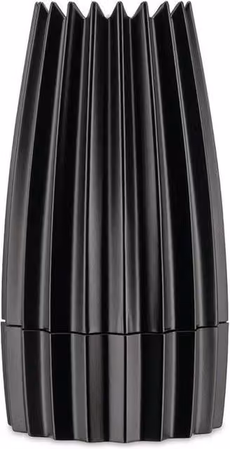Macinasale e pepe Alessi WAL03 B Grind in alluminio con meccanismo in ceramica colore Nero