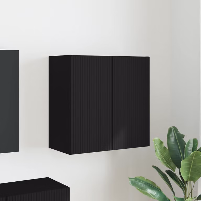 vidaXL Mobile TV da parete 59,5 x 31 x 60 cm Nero Legno ingegnerizzato