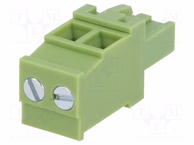 5 listelli di fissaggio disattivabili con angolo di 90°, corsa di 5 mm: 2 connettori XY2500F-AV(5.0)-2P