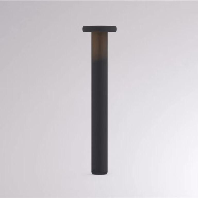 Molto Luce Lampione a LED CIRC, accensione/spegnimento, antracite, altezza 82 cm, IP65 CIRC, Nero, Alluminio, Moderno