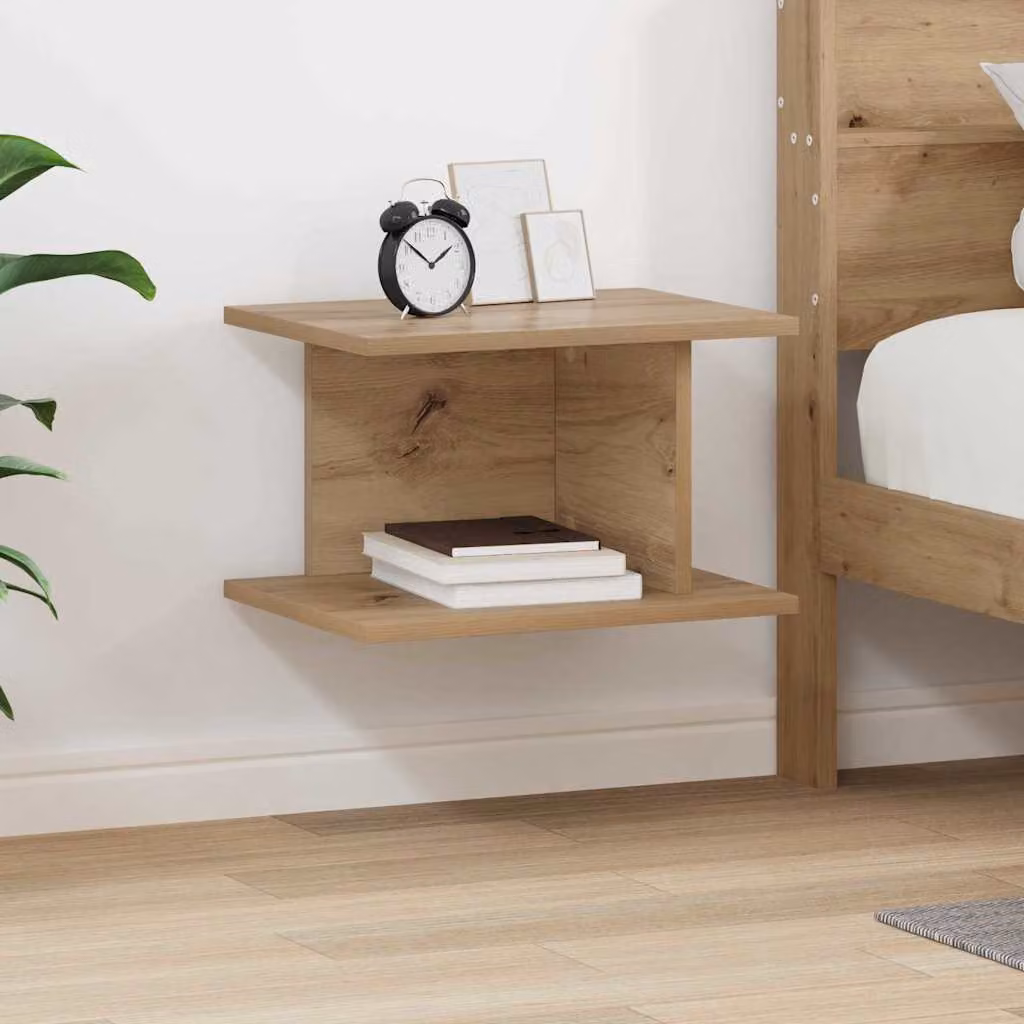 Comodino moderno vidaXL in legno marrone L: 40 cm, P: 30 cm, H: 25 cm