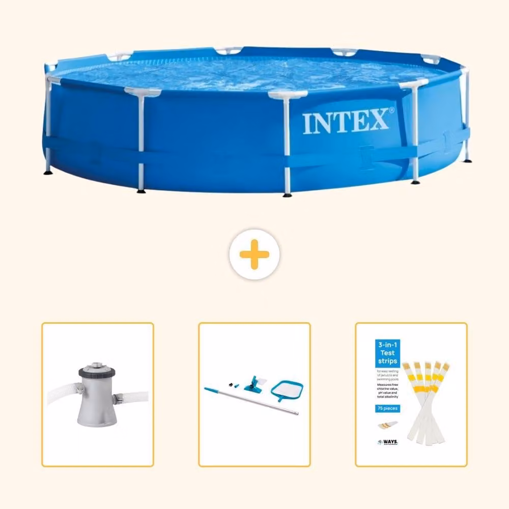 Piscina fuori terra a struttura - 305x76 cm - 4 pezzi - Modello SCB82