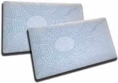 Set di 2 copriguanciali Niucci bianchi per adulti