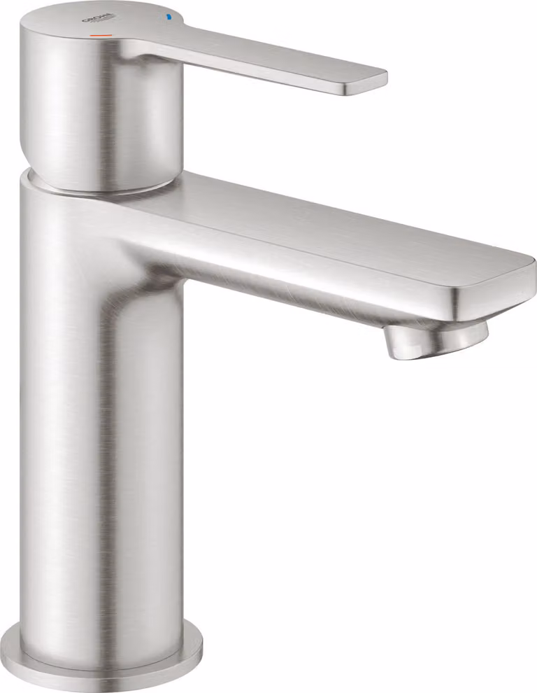 Grohe Lineare Mitigeur monocommandé pour lavabo, XS-Size, vidage Push-Open, bec 107mm, 23791DC1, 23791DC1