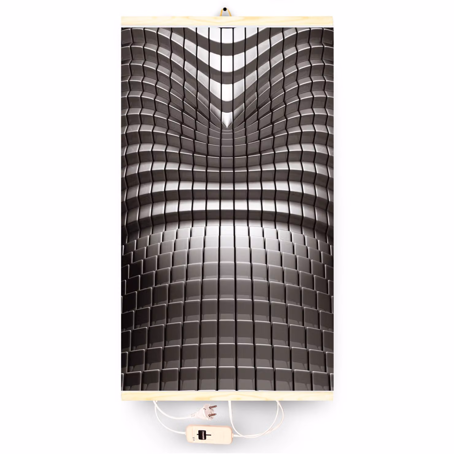 Riscaldamento a infrarossi termostato immagine riscaldatore pannello di riscaldamento a infrarossi radiatore 430W riscaldatore elettrico con astrazione motivo