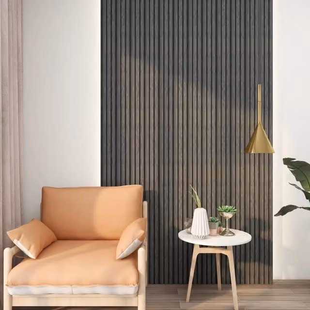 Set di 16 pannelli murali 3D Brunssum NEU.HOLZ con effetto marmo grigio in polistirene autoadesivo per soggiorno e camera da letto – 1