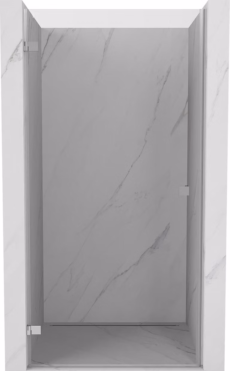 Mexen Lunar-B porta doccia a battente sinistra 50 cm, trasparente, cromo - 832-050-000-01-00-L