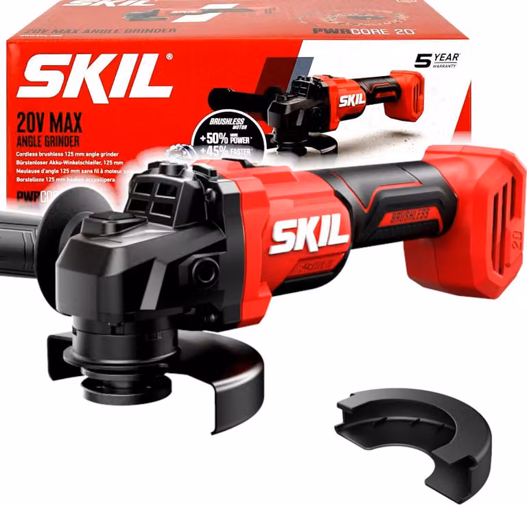 SKIL 3923CA 125mm Akku-Winkelschleifer (125mm Scheiben,18V,elektr. Sanftanlauf)