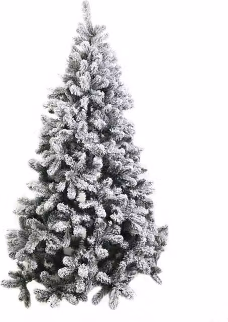 Albero Burnaby innevato 1124 rami verdecm ø142h240