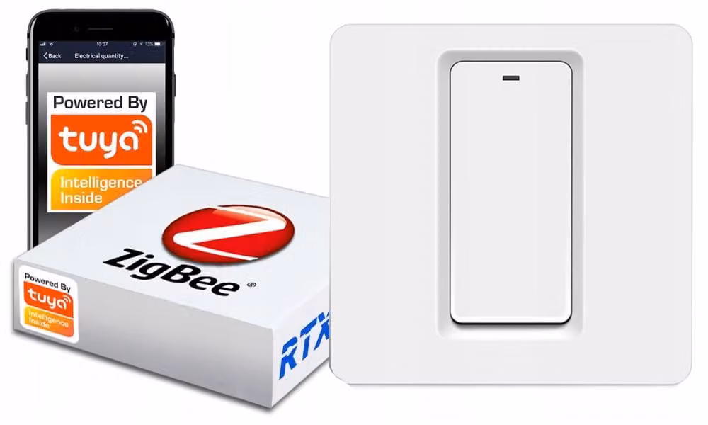 Interruttore della luce a 1 clic. ZigBee TUYA #funziona senza N