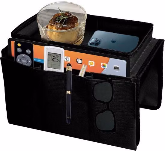Combo salotto con vassoio di servizio e cassettiera portaoggetti
