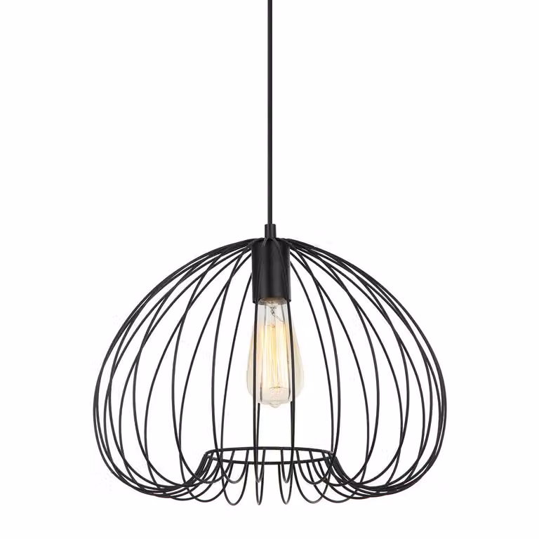 Italux Meddi lampada a sospensione moderna nera MDM-4583-1 BK