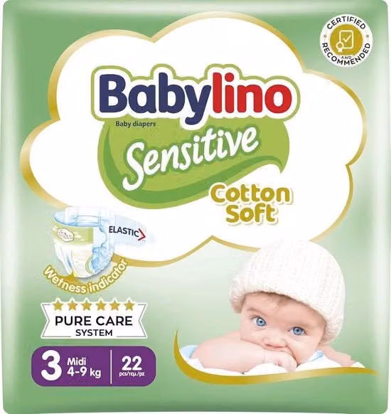 Lavaggi intimi per bambini da 3 anni, peso 4-9 kg, con 22 pezzi