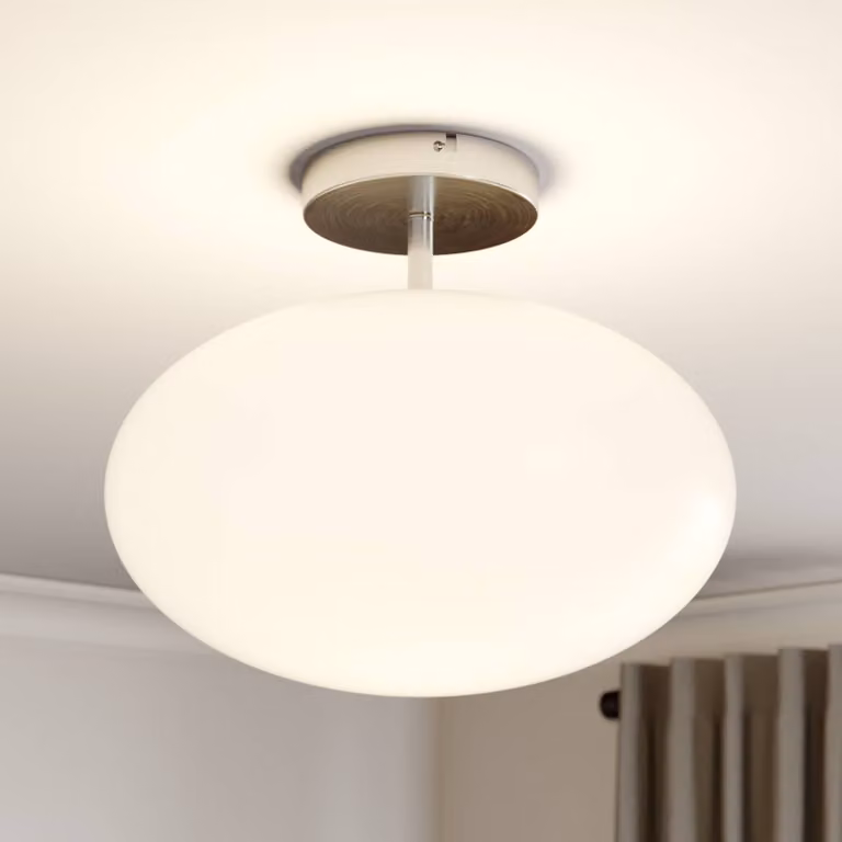 Plafoniera soffitto Sonika Lindby, dimmerabile, Alluminio / Grigio / Zincato, Soggiorno / Sala da pranzo, Plafoniera