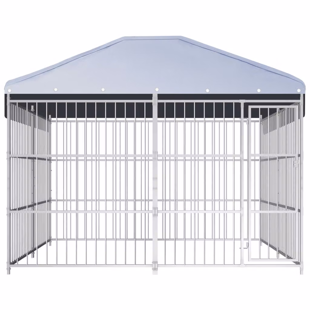 Cuccia per cani da esterno con tettoia 300×300×200 cm