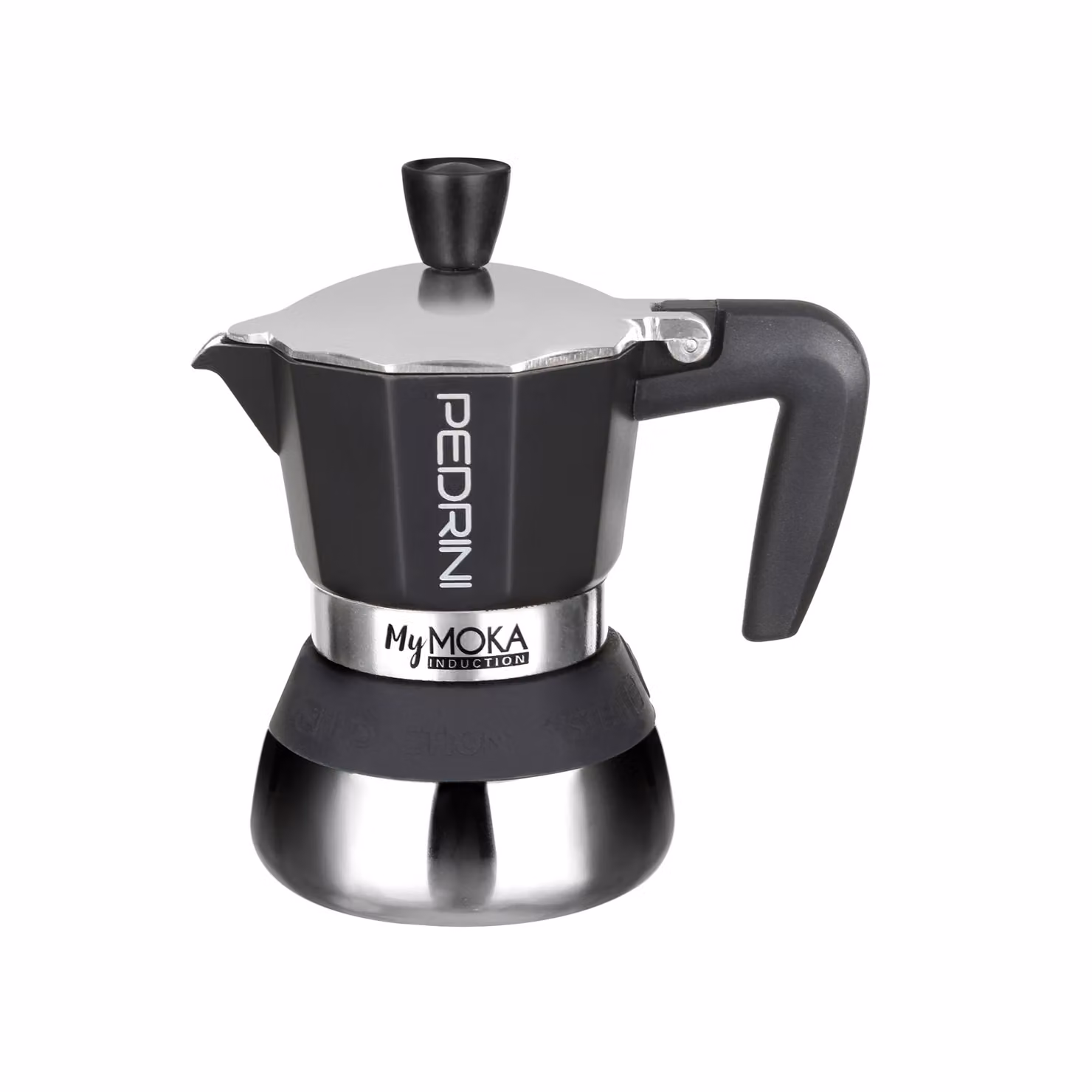Caffettiera per induzione My Moka Pedrini, 2 tazze, Nero – 2
