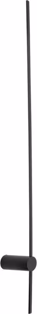 Applique LED moderna Nowodvorski Lighting Saber L in metallo nero per soggiorno e camera da letto
