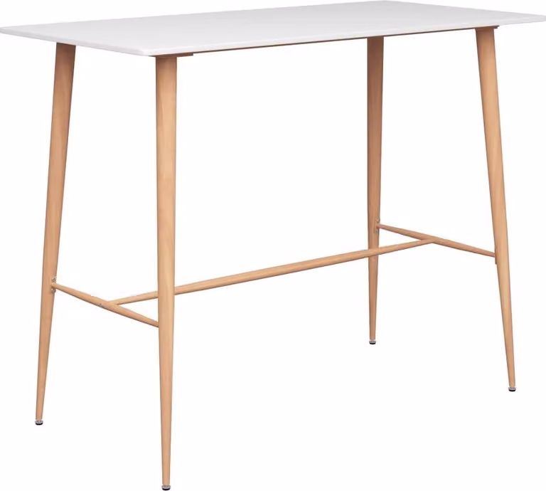 Maison Exclusive - Tavolino da bar bianco 120x60x105 cm