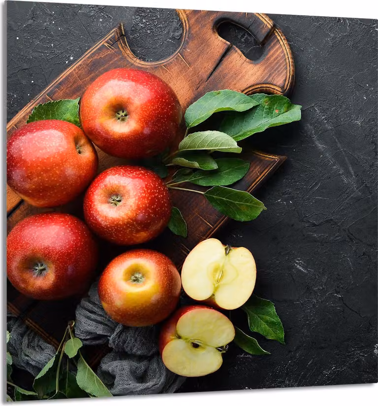 Piatto In Vetro Per Cucina 60X65 Mela