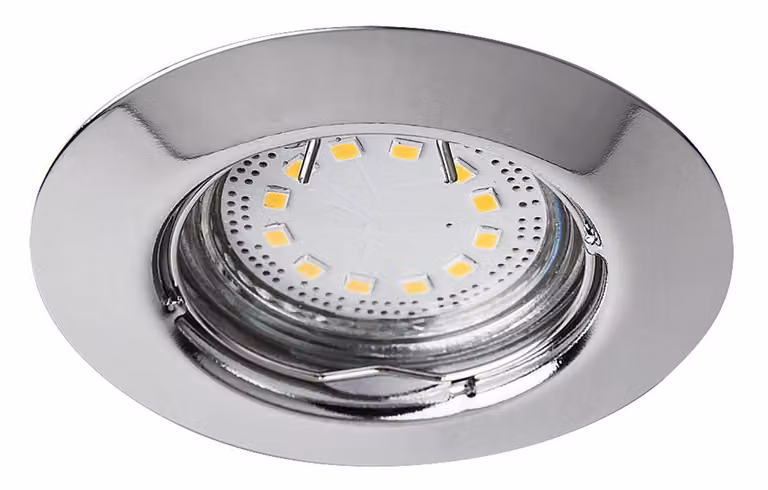 Rabalux 1047 Faretto da soffitto 3 spot Lite, GU10, 3W, 3000K, 240lm, argento, rotondo, bianco caldo, moderno, ø82mm