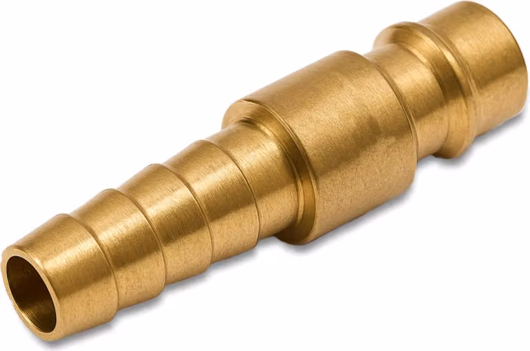 PARTNER PNEUMATIC Raccordo in ottone, filettatura esterna 1/4" a spina di pesce 8 mm