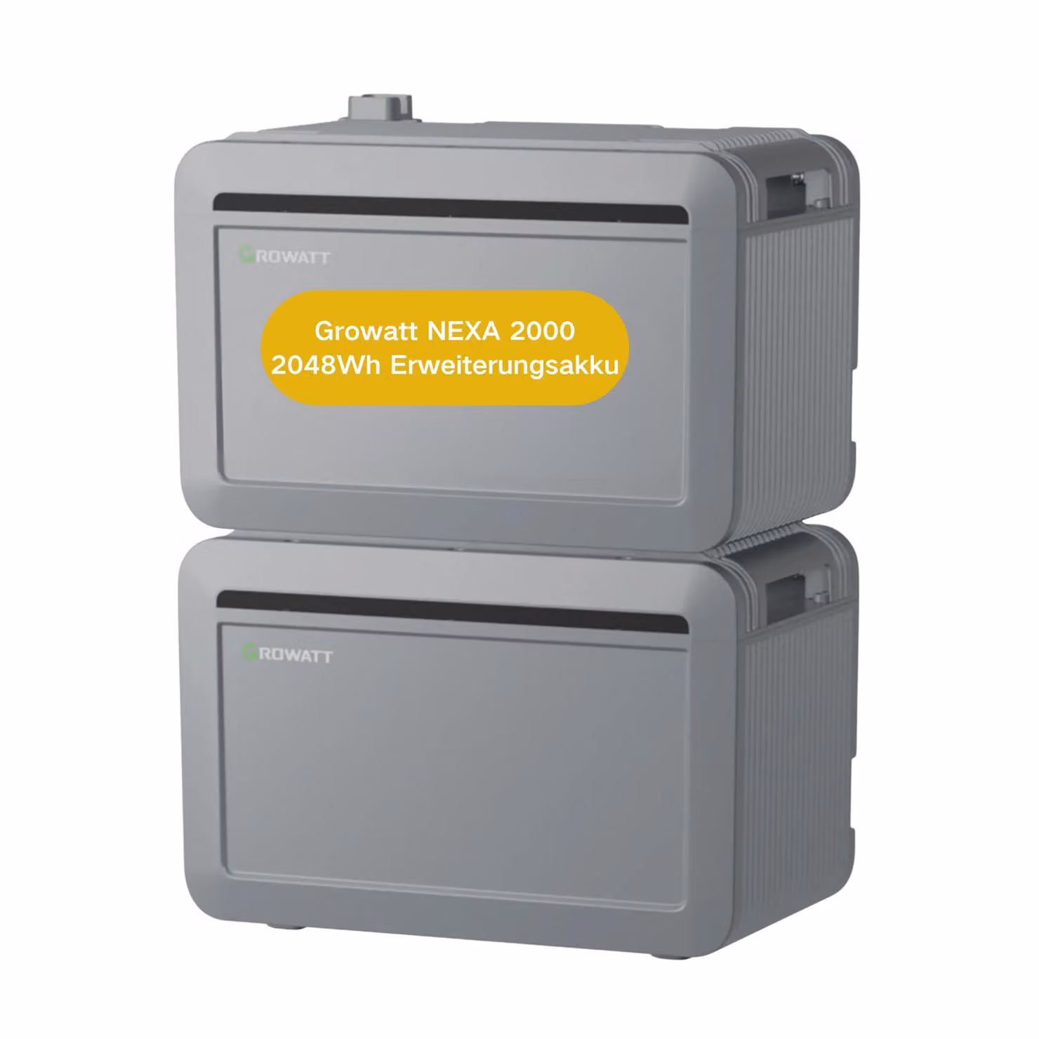Stoccaggio della centrale elettrica da balcone Powerness, Growatt 2048Wh NEXA 2000 batteria di estensione x2 per lo stoccaggio della centrale elettrica da balcone Growatt NEXA 2000/NOAH 2000, (IVA 0 %)