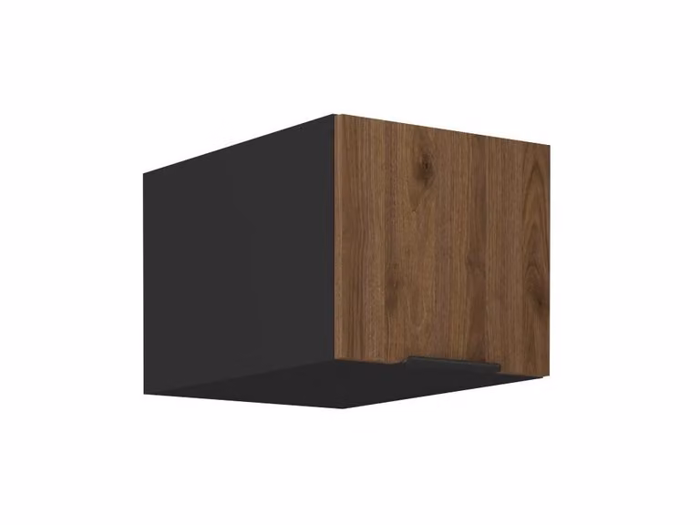 Cappa aspirante profonda TOVA - larghezza 40 cm, noce okapi / nero