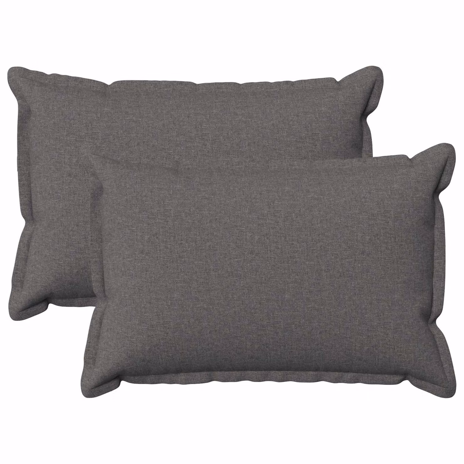 Set di 2 federe vidaXL HOUTEN grigio chiaro, L/P: 40 x 60 cm