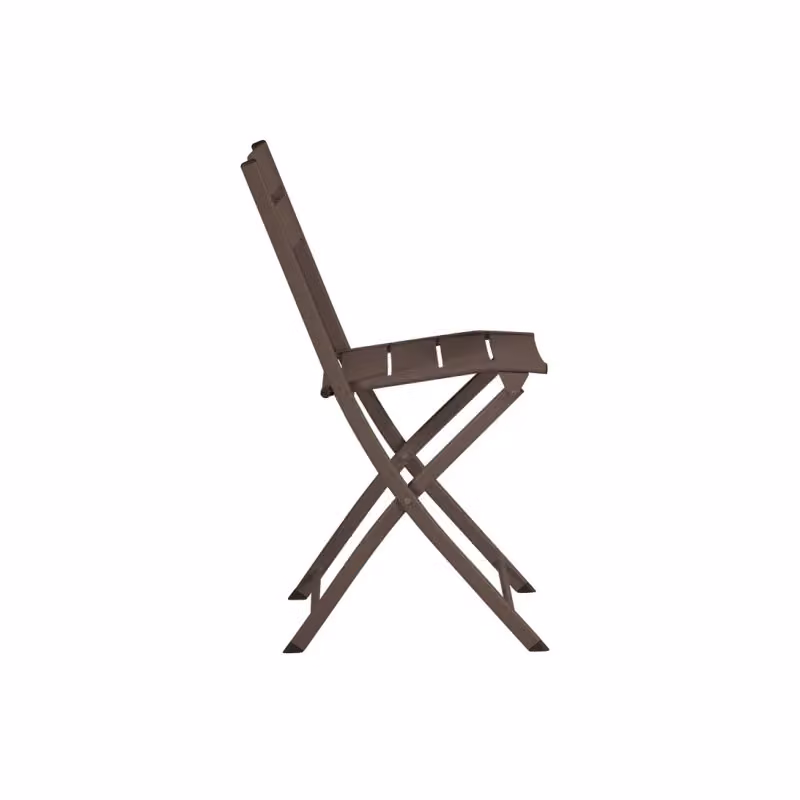 Set di due sedie Lucca MOIA in alluminio color marrone opaco – 2