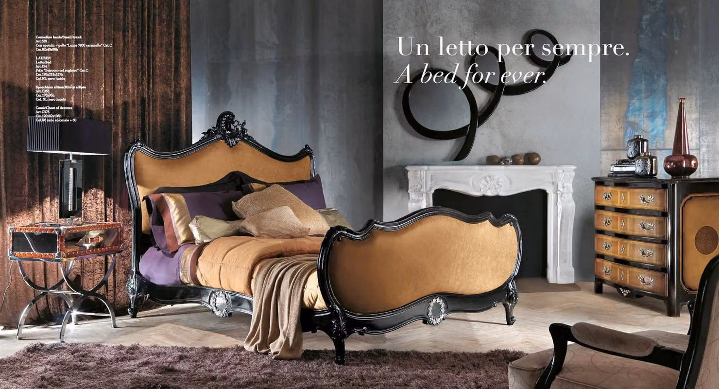 Doppelbett Doppel Bizzotto Möbel Design Schlafzimmer Italienische Möbel