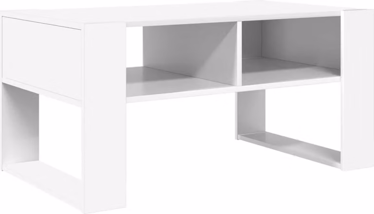 Tavolino da salotto Bianco 92 x 53 x 45 cm Legno multistrato