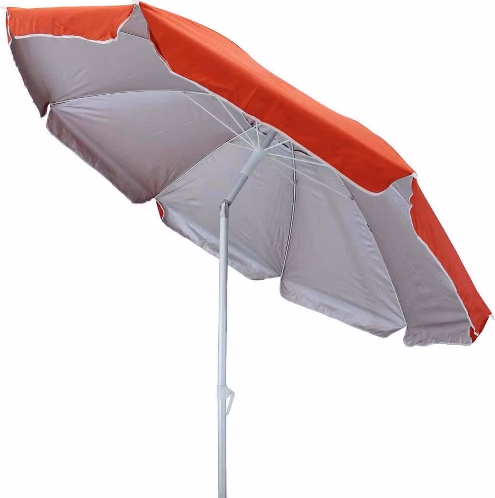 Milani Home - ombrellone da spiaggia diametro 2,2 m con palo centrale in alluminio, inclinabile, multicolor, per mare, campeggio e piscina