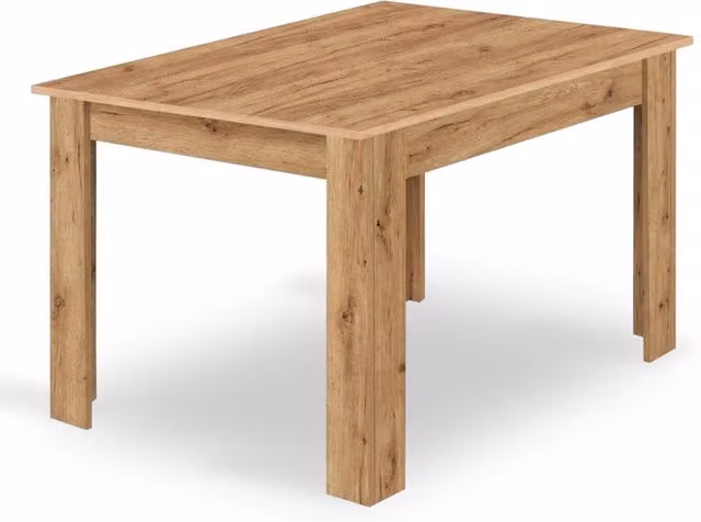 Tavolo da pranzo rettangolare KENDRA HOME in finitura rovere e marrone, L: 120 cm, P: 80 cm – 1