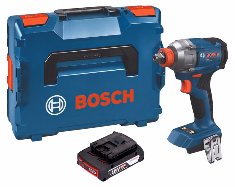 Avvitatore a impatto a batteria Bosch GDX 18V-285 Professional 18 V 285 Nm + 1x batteria 2,0 Ah + L-Boxx - senza caricabatterie